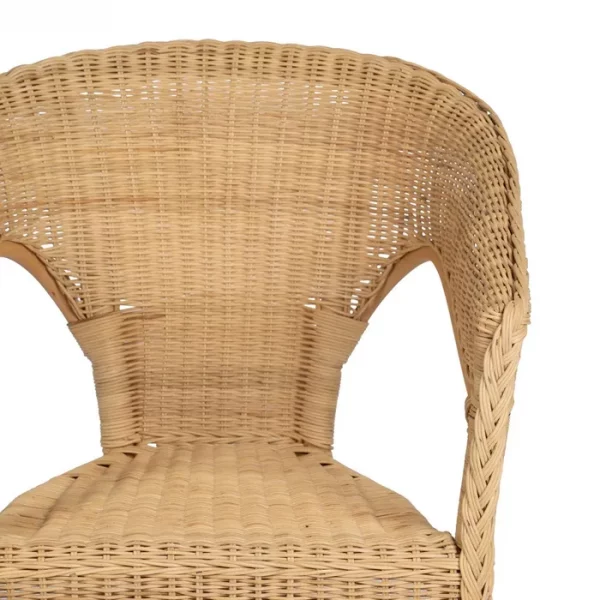 SILLA NATURAL RATÁN SALÓN 60 X 58 X 80 CM - Imagen 5