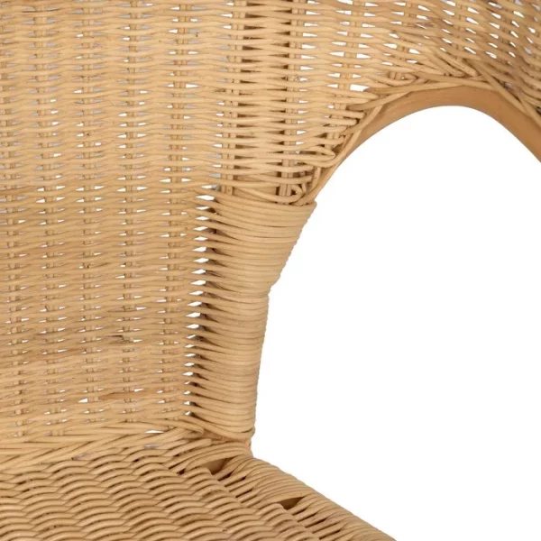 SILLA NATURAL RATÁN SALÓN 60 X 58 X 80 CM - Imagen 8