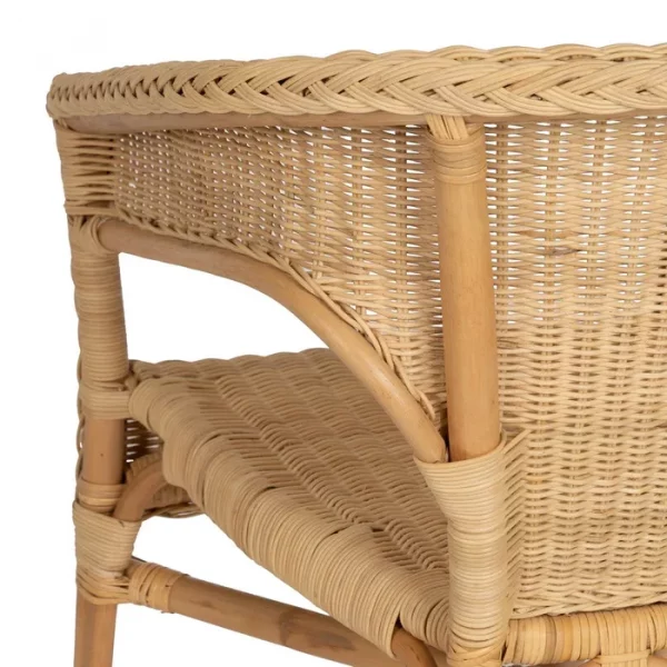 SILLA NATURAL RATÁN SALÓN 60 X 58 X 80 CM - Imagen 11