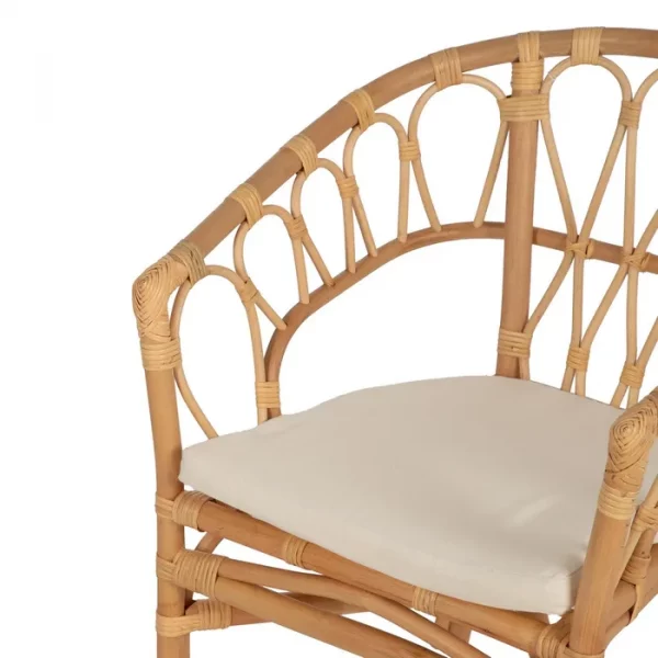 SILLA NATURAL RATÁN SALÓN 58 X 59 X 78 CM - Imagen 6
