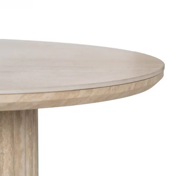 MESA CENTRO BEIGE PIEDRA MDF DECORACIÓN 120 X 60 X 46 CM - Imagen 5
