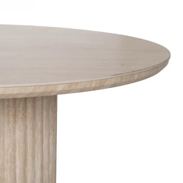 MESA COMEDOR BEIGE PIEDRA MDF DECORACIÓN 180 X 90 X 76 CM - Imagen 5