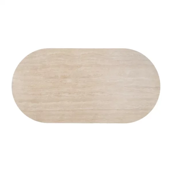 MESA COMEDOR BEIGE PIEDRA MDF DECORACIÓN 180 X 90 X 76 CM - Imagen 7