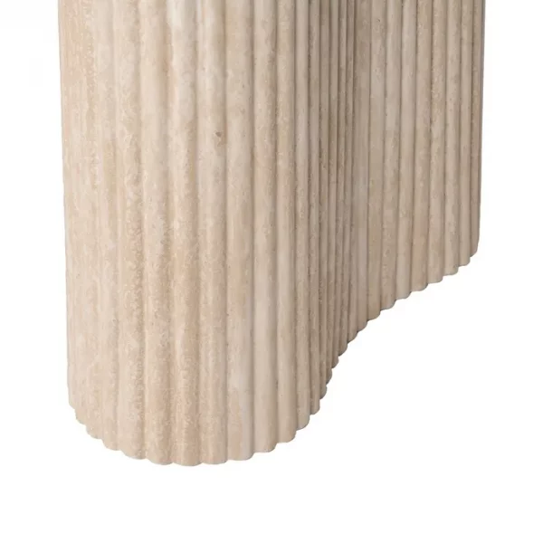 MESA COMEDOR BEIGE PIEDRA MDF DECORACIÓN 180 X 90 X 76 CM - Imagen 8