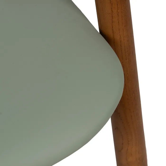 SILLA MARRÓN-VERDE MADERA DE OLMO 47 X 46 X 71 CM - Imagen 9
