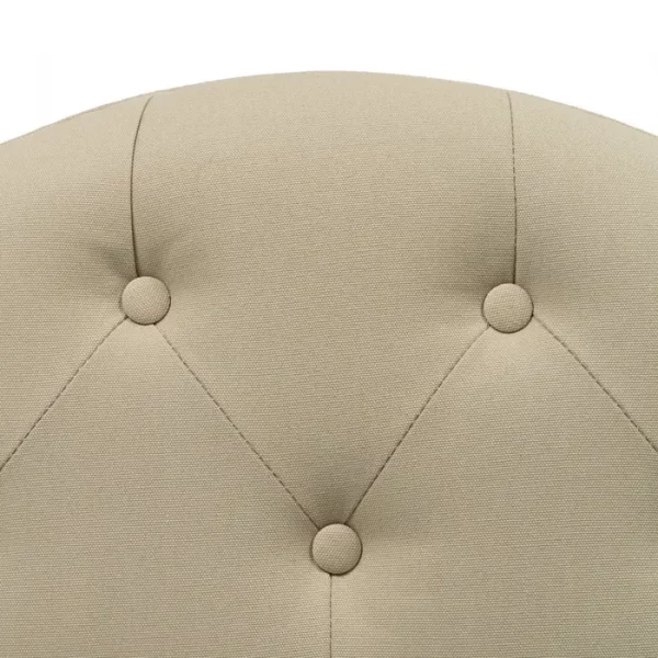 BANQUETA NATURAL-BEIGE TEJIDO-MADERA 70 X 36 X 48 CM - Imagen 4