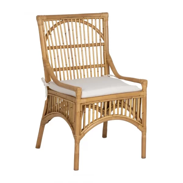 SILLA FIBRA NATURAL SALÓN 57 X 57 X 90 CM - Imagen 2