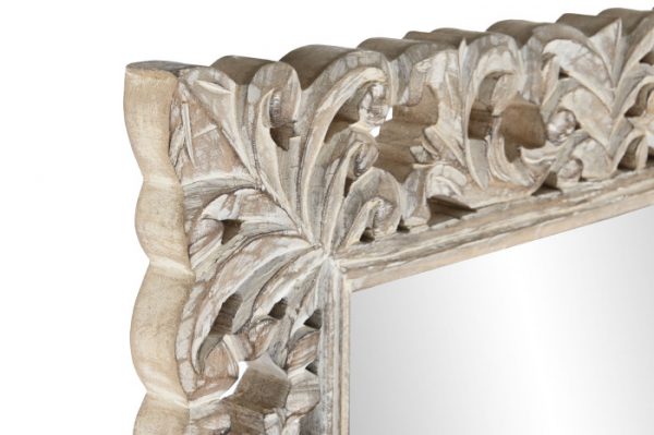 ESPEJO MANGO CRISTAL 61X3X182 DECAPE BLANCO - Imagen 2