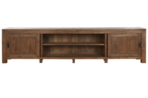 MUEBLE TV TECA RECICLADA 250X45X60 2 PURT 4 CAJ - Imagen 4