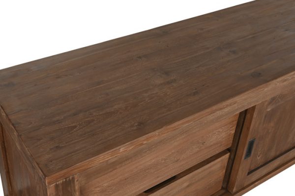 MUEBLE TV TECA RECICLADA 250X45X60 2 PURT 4 CAJ - Imagen 8