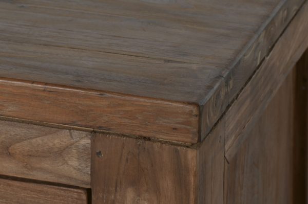 MUEBLE TV TECA RECICLADA 250X45X60 2 PURT 4 CAJ - Imagen 9