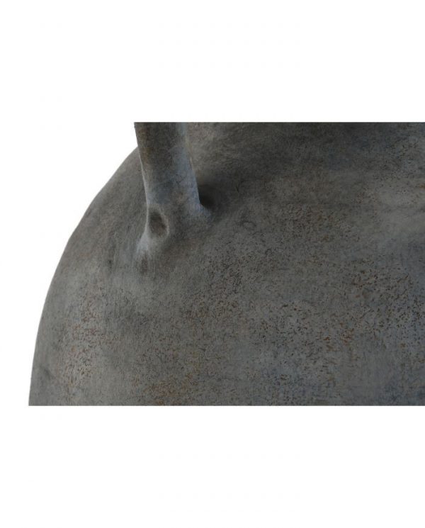 JARRON TERRACOTA 33X33X69 ENVEJECIDO GRIS - Imagen 3