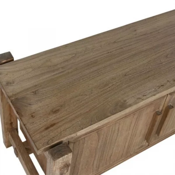 MUEBLE TV MADERA RECICLADA OLMO 181X45X48 41,50 - Imagen 4