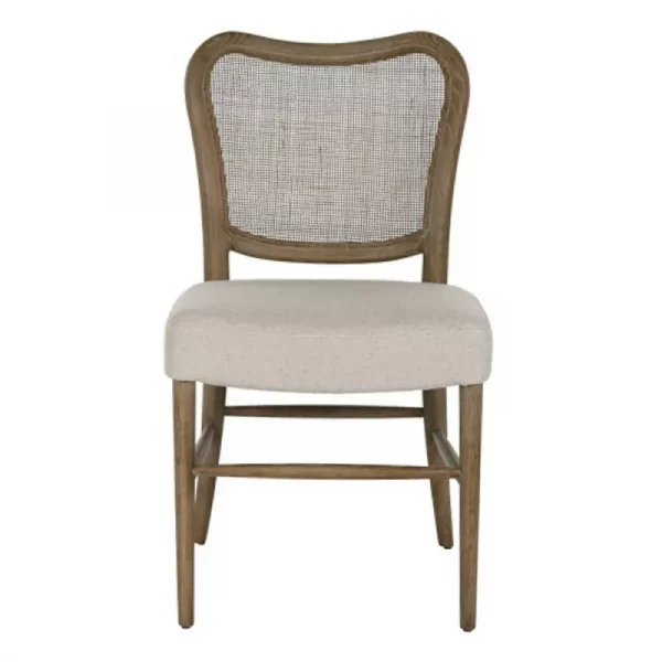SILLA FRESNO RATAN 49X56X87 DECAPE BLANCO - Imagen 2