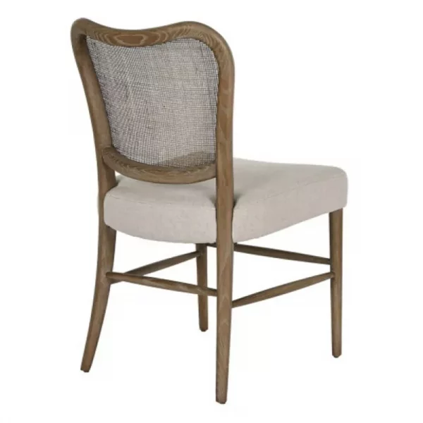 SILLA FRESNO RATAN 49X56X87 DECAPE BLANCO - Imagen 3