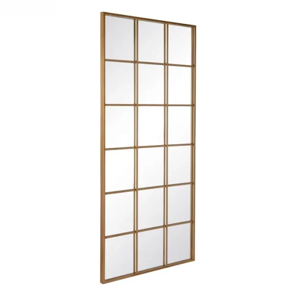ESPEJO VENTANA ORO METAL-CRISTAL 90 X 3 X 180 CM - Imagen 3