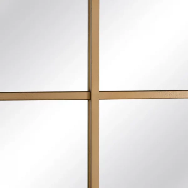 ESPEJO VENTANA ORO METAL-CRISTAL 90 X 3 X 180 CM - Imagen 4