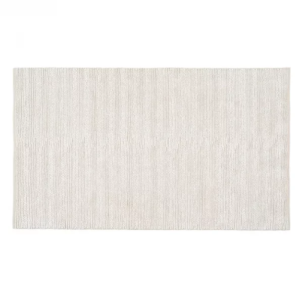 ALFOMBRA CREMA TEJIDO DECORACIÓN 200 X 300 CM