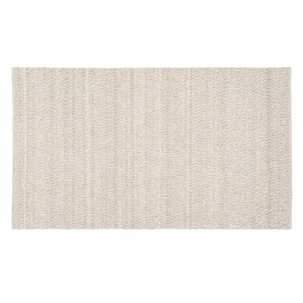 ALFOMBRA CREMA TEJIDO DECORACIÓN 200 X 300 CM