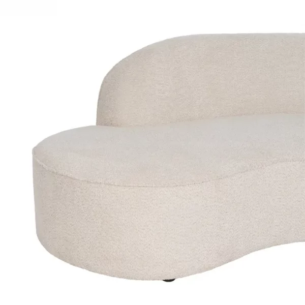 SOFÁ 2 PIEZAS BEIGE TEJIDO SALÓN 300 X 107 X 75 CM - Imagen 6