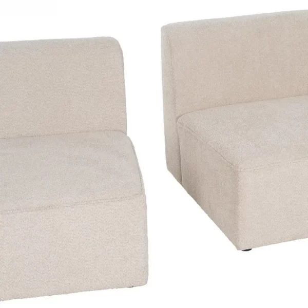 SOFÁ 2 PIEZAS BEIGE TEJIDO SALÓN 300 X 107 X 75 CM - Imagen 13