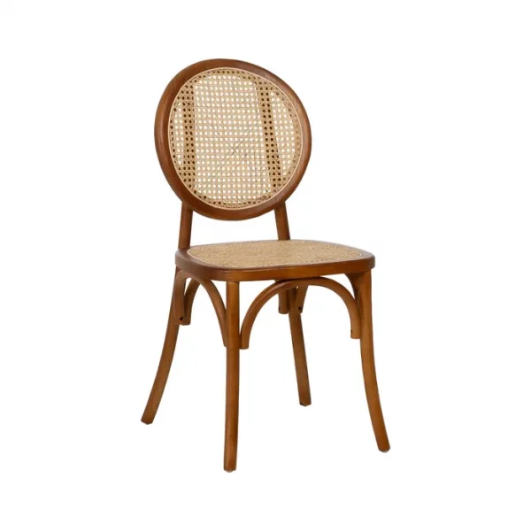 SILLA MIEL MADERA DE OLMO CONTRACT 44,50 X 41,50 X 89 CM - Imagen 2