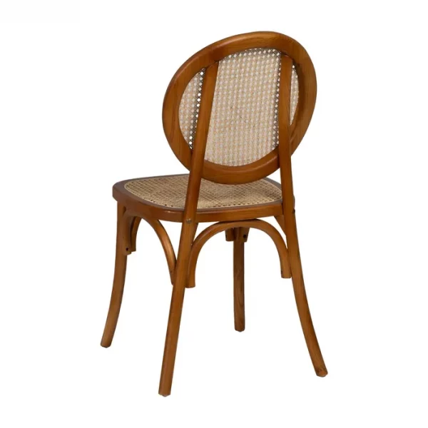 SILLA MIEL MADERA DE OLMO CONTRACT 44,50 X 41,50 X 89 CM - Imagen 4