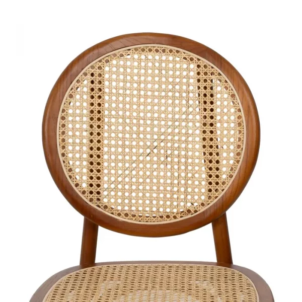 SILLA MIEL MADERA DE OLMO CONTRACT 44,50 X 41,50 X 89 CM - Imagen 5