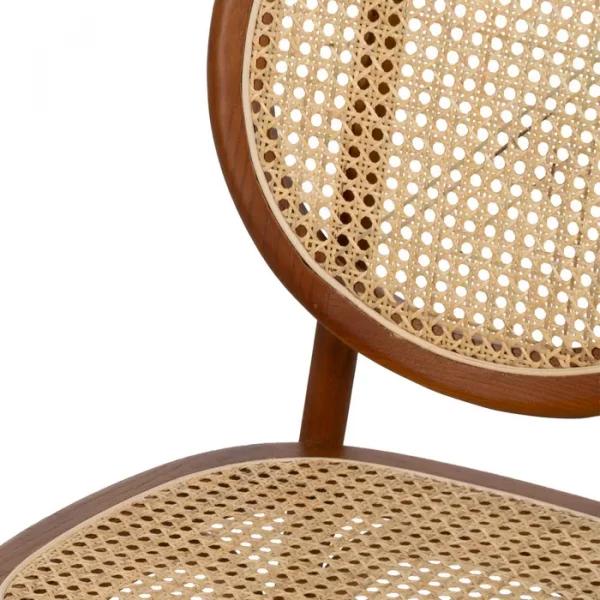 SILLA MIEL MADERA DE OLMO CONTRACT 44,50 X 41,50 X 89 CM - Imagen 6