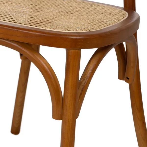 SILLA MIEL MADERA DE OLMO CONTRACT 44,50 X 41,50 X 89 CM - Imagen 8