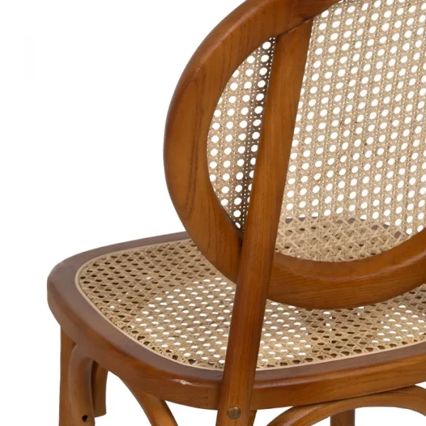 SILLA MIEL MADERA DE OLMO CONTRACT 44,50 X 41,50 X 89 CM - Imagen 10