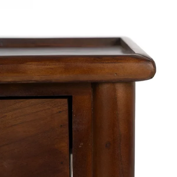 MESITA MARRÓN MADERA DE MANGO DORMITORIO 35 X 35 X 55 CM - Imagen 8