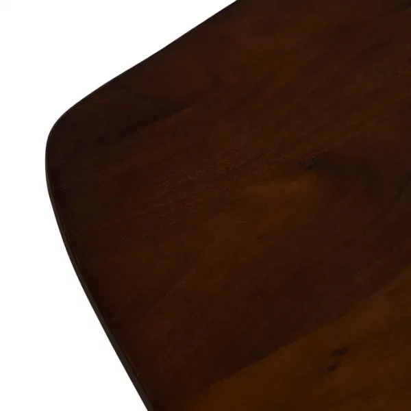MESA CENTRO MARRÓN MADERA DE ACACIA 130 X 70 X 40 CM - Imagen 4