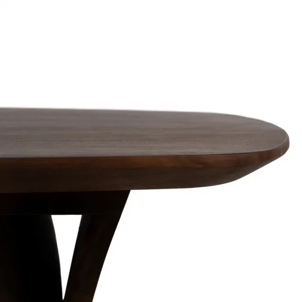 MESA CENTRO MARRÓN MADERA DE ACACIA 130 X 70 X 40 CM - Imagen 6