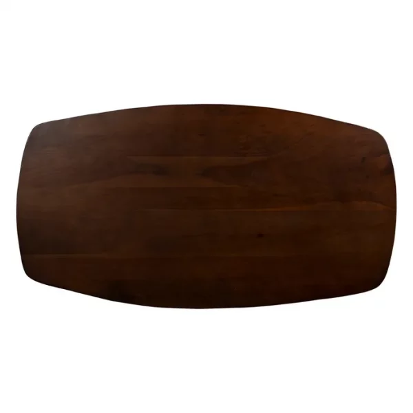 MESA CENTRO MARRÓN MADERA DE ACACIA 130 X 70 X 40 CM - Imagen 9
