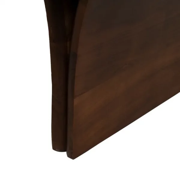 MESA CENTRO MARRÓN MADERA DE ACACIA 130 X 70 X 40 CM - Imagen 10
