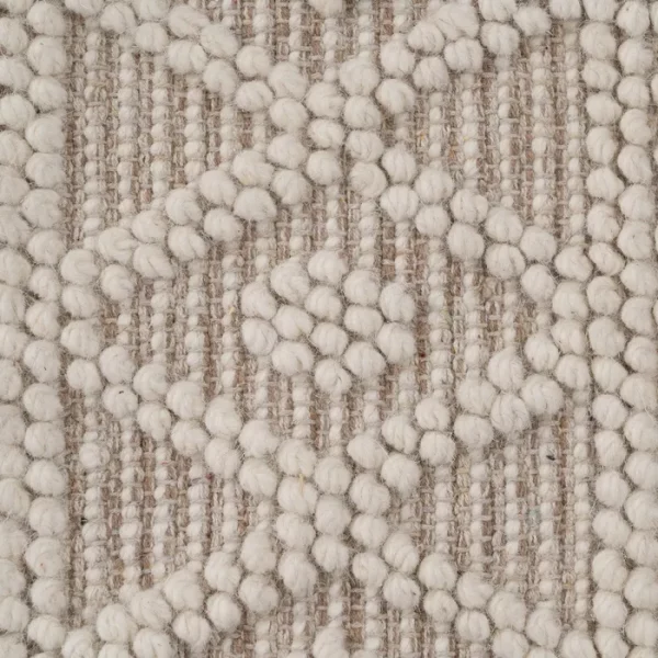 ALFOMBRA CREMA TEJIDO DECORACIÓN 200 X 300 CM - Imagen 5