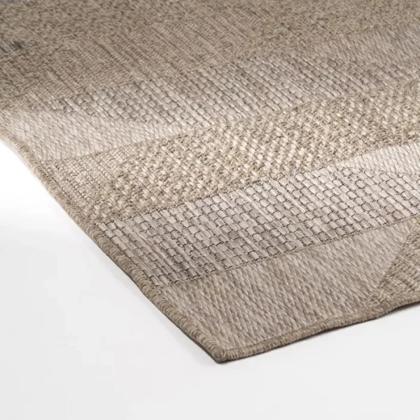 ALFOMBRA MARRÓN POLIPROPILENO 160 X 230 CM - Imagen 2