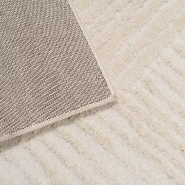 ALFOMBRA BEIGE 60%POLIÉSTER- 40% JUTE 160 X 230 CM - Imagen 5