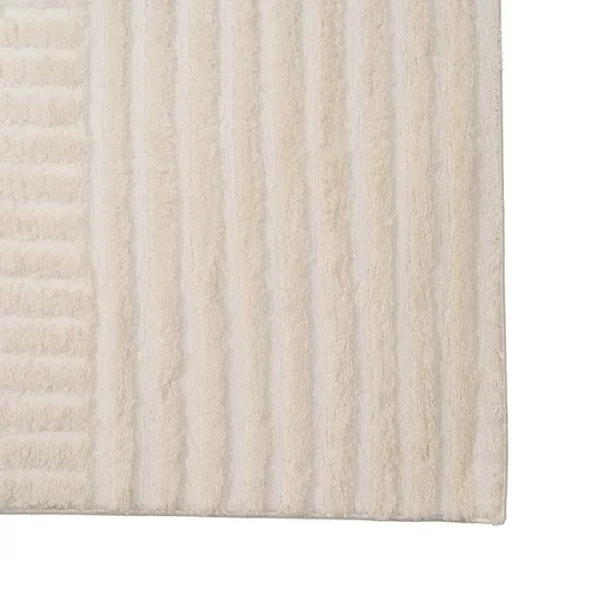 ALFOMBRA BEIGE 60% POLIÉSTER- 40% JUTE 160 X 230 CM - Imagen 4