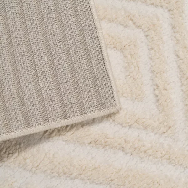 ALFOMBRA BEIGE 60%POLIÉSTER- 40% JUTE 160 X 230 CM - Imagen 5