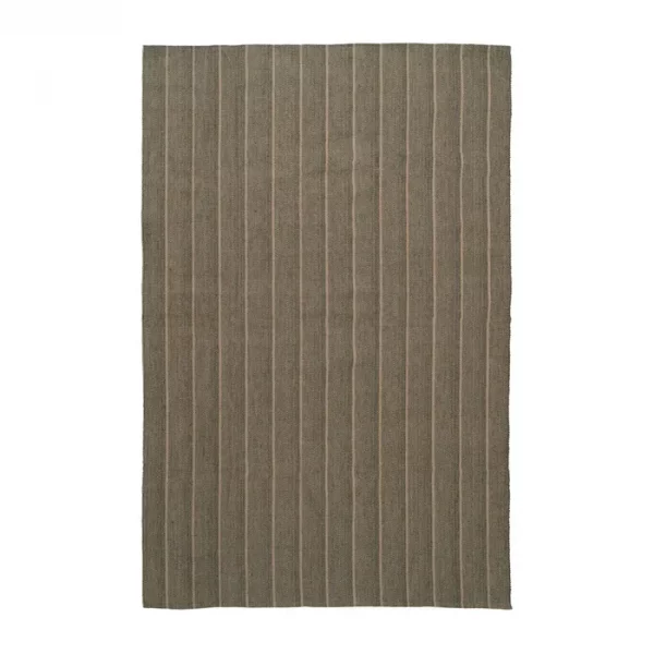 ALFOMBRA NATURAL-VERDE YUTE-ALGODÓN 200 X 300 CM