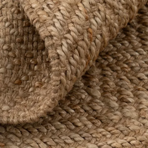 ALFOMBRA ESPIGA NATURAL YUTE 160 X 240 CM - Imagen 2