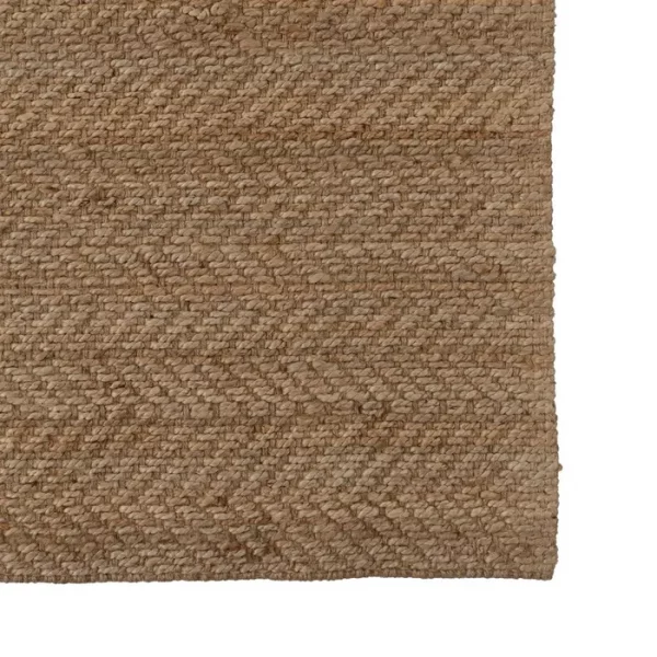 ALFOMBRA ESPIGA NATURAL YUTE 160 X 240 CM - Imagen 3