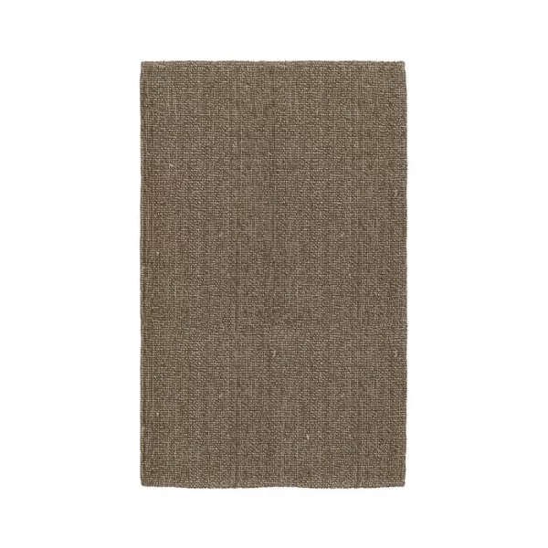 ALFOMBRA JASPEADO VERDE YUTE-ALGODÓN 160 X 240 CM