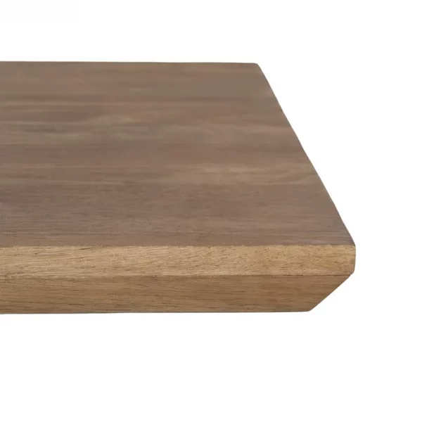 MESA CENTRO NATURAL MADERA-HIERRO SALÓN 150 X 70 X 43 CM - Imagen 4