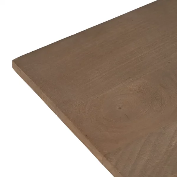 MESA COMEDOR NATURAL MADERA-HIERRO SALÓN 190 X 90 X 77 CM - Imagen 3
