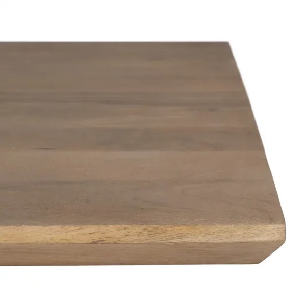 MESA COMEDOR NATURAL MADERA-HIERRO SALÓN 190 X 90 X 77 CM - Imagen 4
