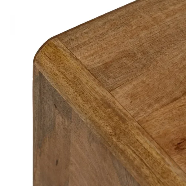 MESITA NATURAL MADERA DE MANGO 29,50 X 25,50 X 53 CM - Imagen 5