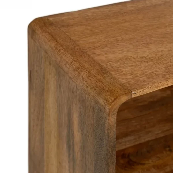 MESITA NATURAL MADERA DE MANGO 29,50 X 25,50 X 64 CM - Imagen 5